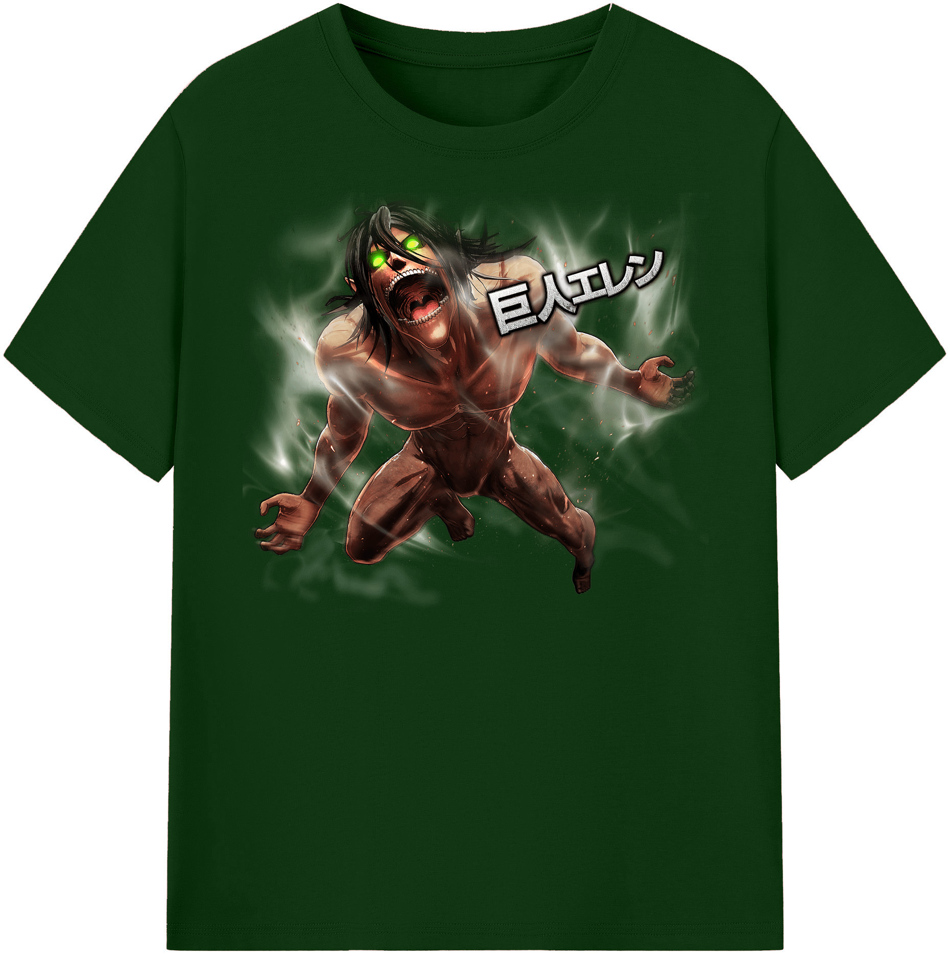 （画像用） 進撃の巨人 Attack on Titan 綿100％半袖Tシャツ（フロントプリント）